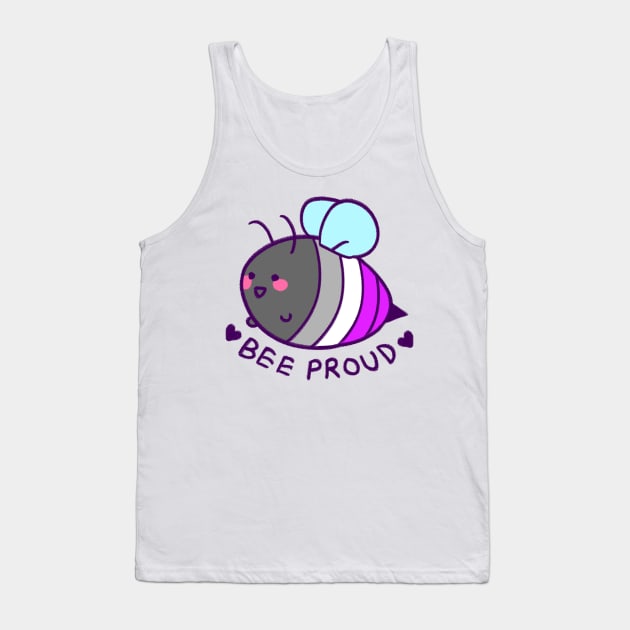 BEE proud: asexual flag Tank Top by strasberrie